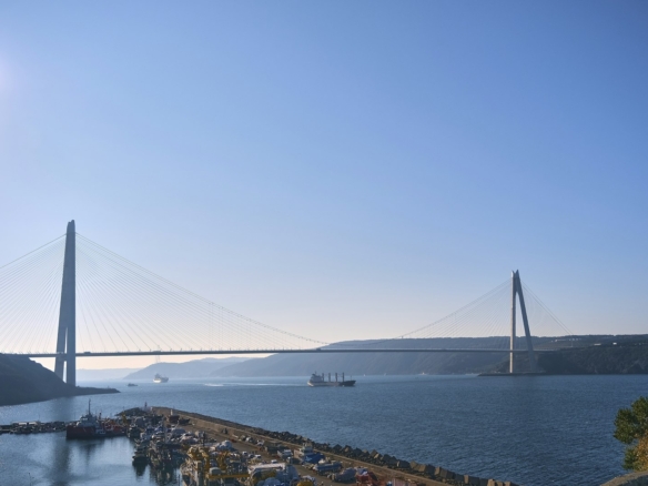 Istanbul Golden Horn panoramic view