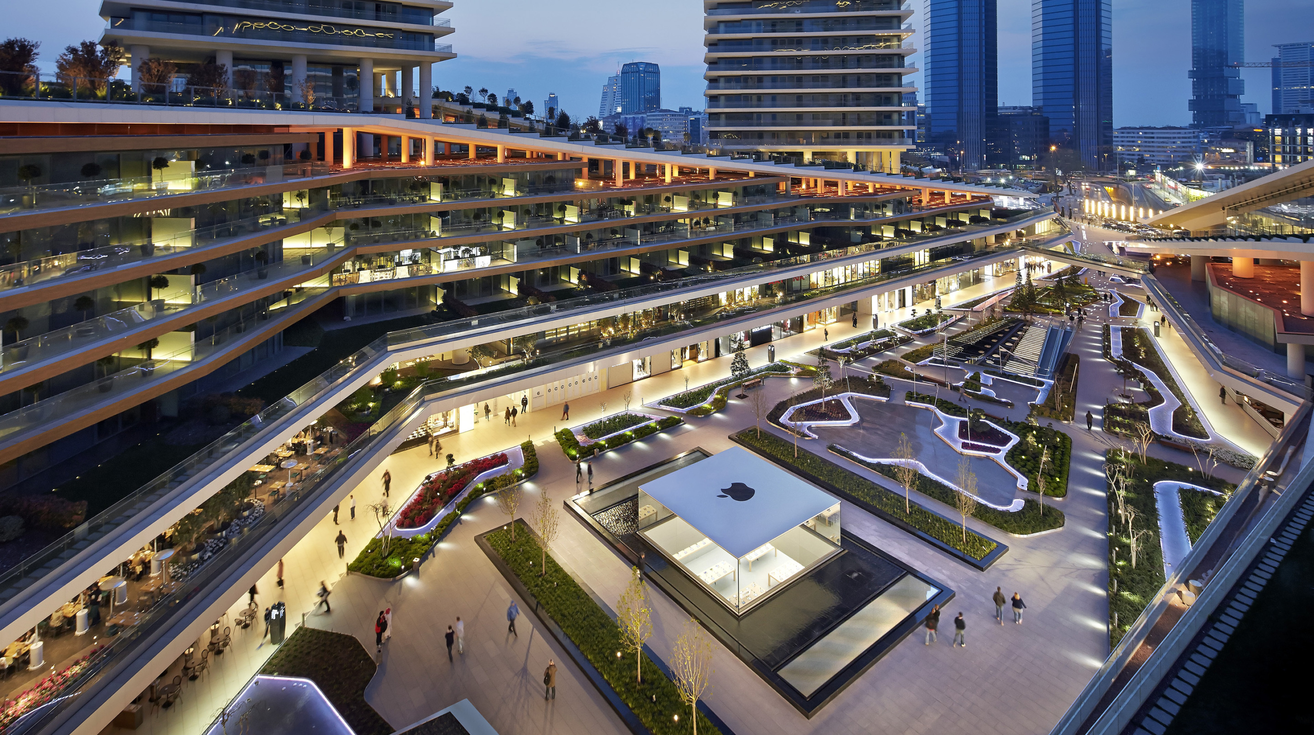Zorlu Center Istanbul Residence Modern Kitchen