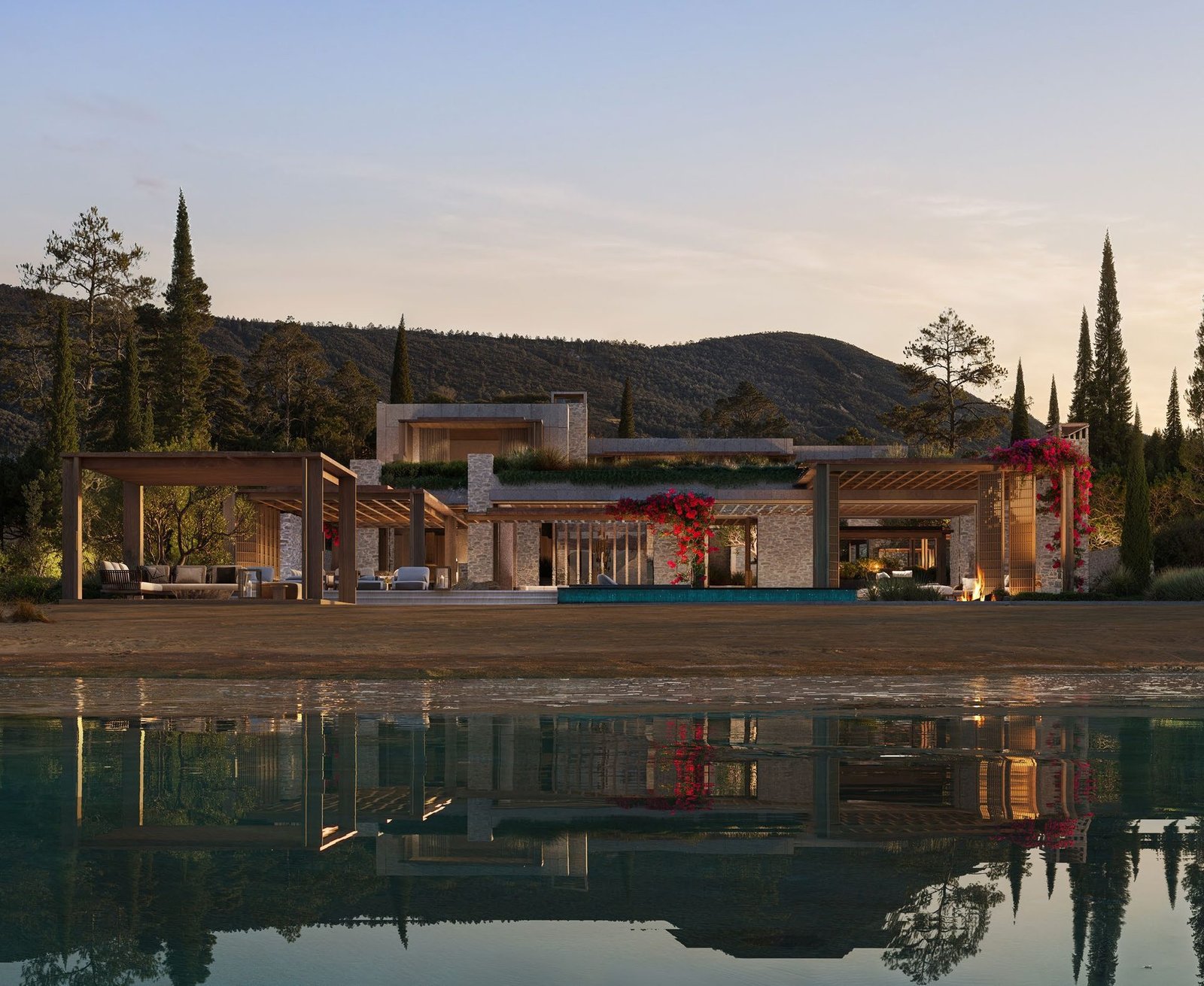 A Forest Villa set among preserved pine and olive trees at Aman Residences, Bodrum